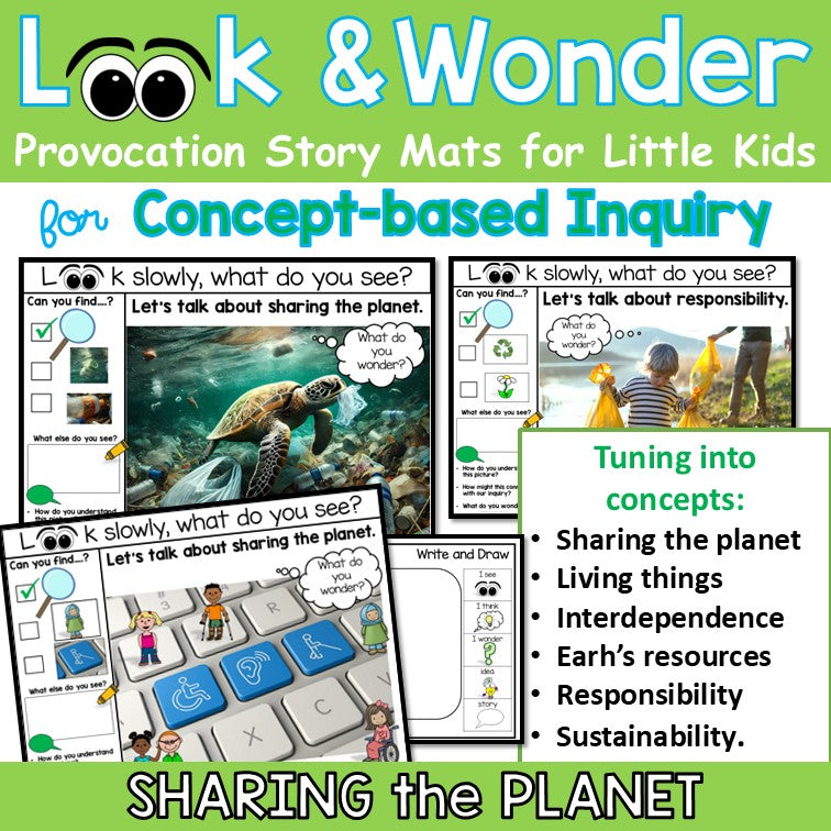 Early Years Look & Wonder Story Mats Sharing the Planet