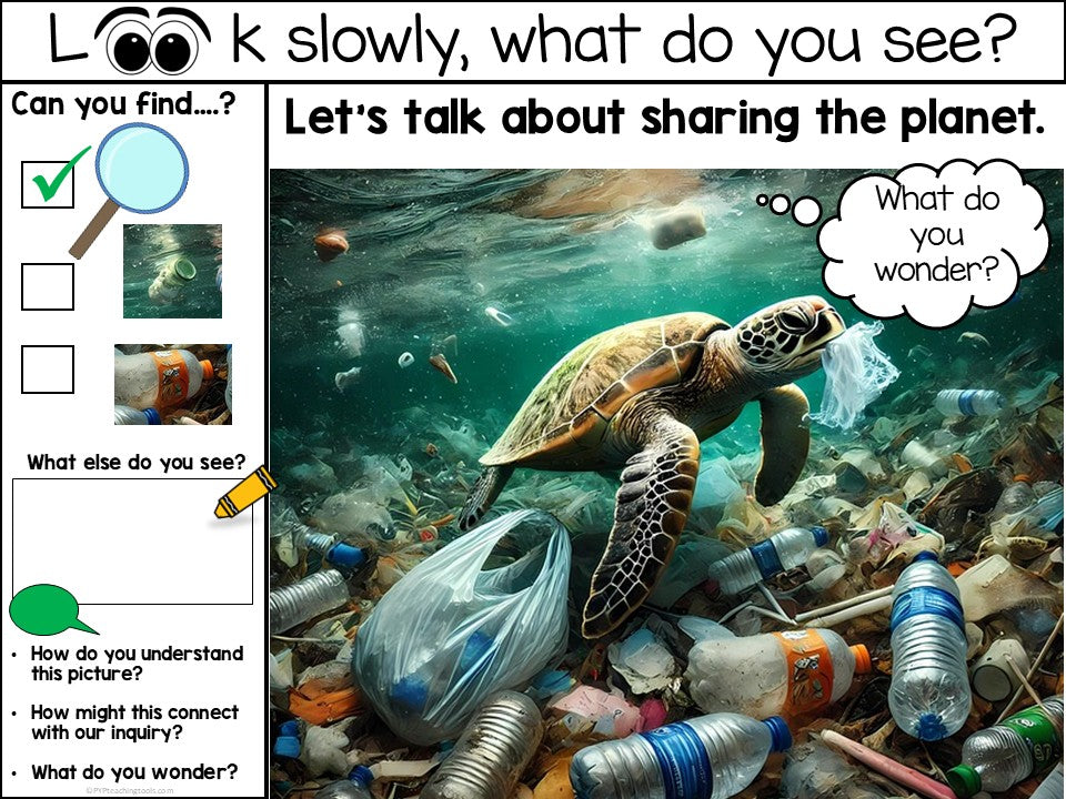 Early Years Look & Wonder Story Mats Sharing the Planet