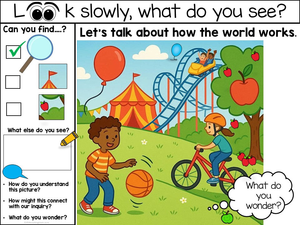 Early Years Provocation Concept Story Mats: How the World Works Grades K- 3