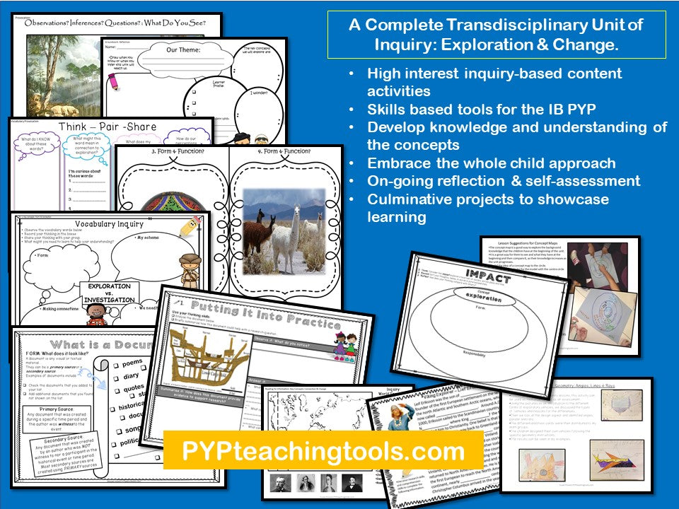 IB PYP UNIT OF INQUIRY EXPLORING EXPLORERS: WHERE WE ARE IN PLACE & TIME