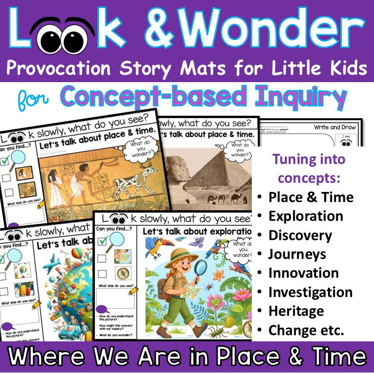 Early Years Provocation Story Mats: For every theme - K-Grade 3