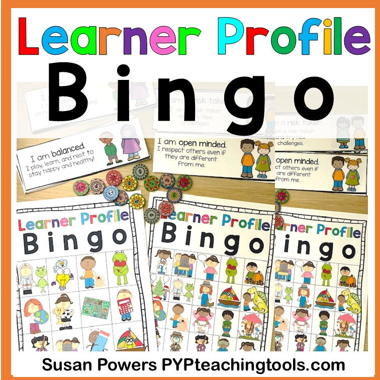 Learner Profile Bingo Activity for Little Kids