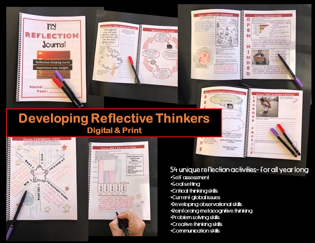 IB PYP Reflection Journal Upper Grades