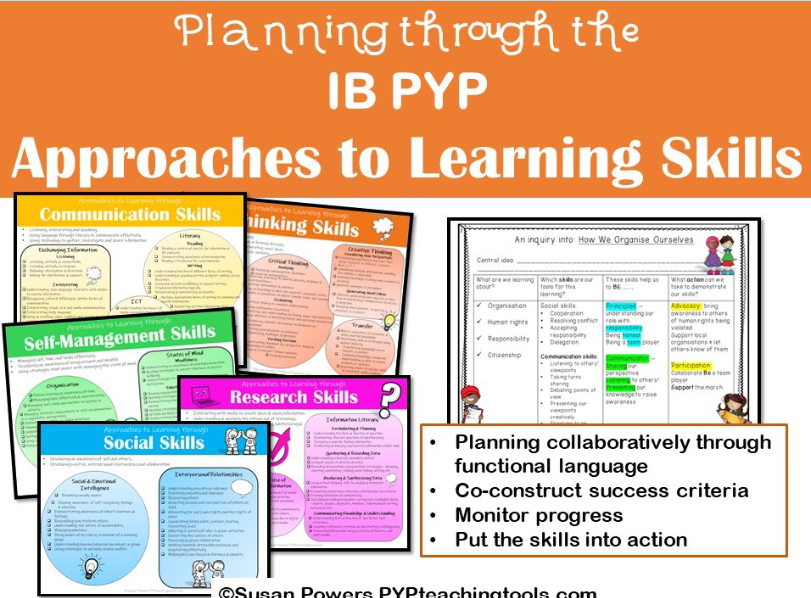 Planning through the IB PYP Approaches to Learning Skills