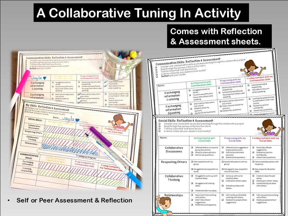 IB PYP Tuning In with Concept Discussion Mats for  Every Theme