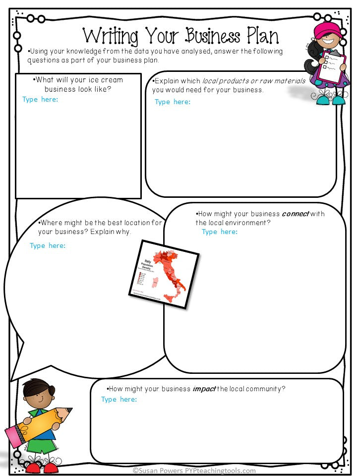 Fractions: Design An Ice Cream Business Math Inquiry Project