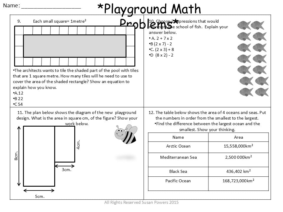 Math Inquiry Project: Our School-Measure, Number, Geometry