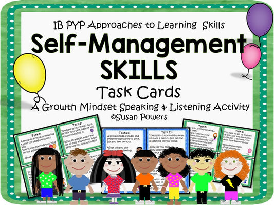 Approaches to Learning Self Management Skills Task Cards