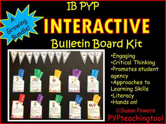 IB PYP LEARNER PROFILE INTERACTIVE BULLETIN BOARD