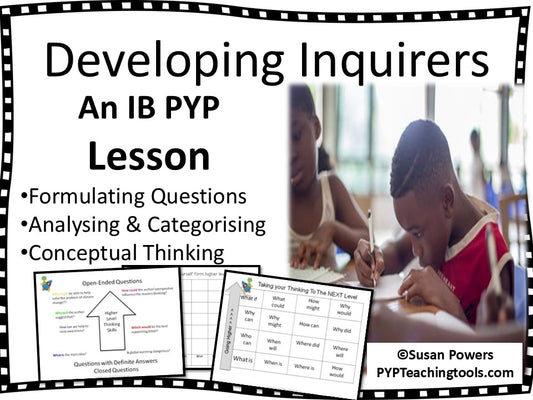 Developing IB PYP Research Skills: Formulating Questions