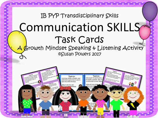 Communication Skills Task Cards