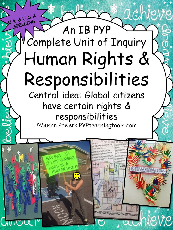 IB PYP Unit of Inquiry Human Rights & Responsibilities