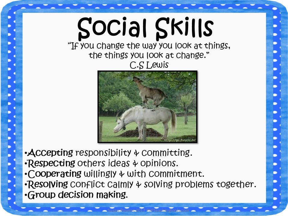 Approaches to Learning Social Skills Task Cards