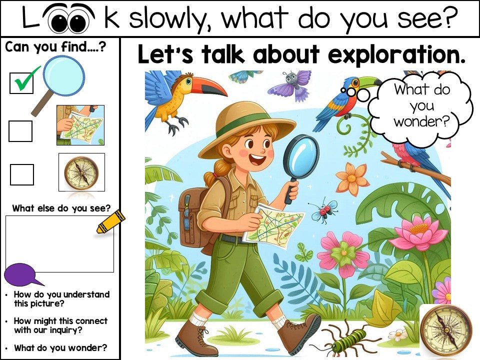 Early Years Provocation Concept Story Mats: Where We Are in Place & Time