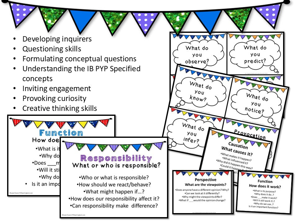 Inquiry Provocation Starter Cards for Big Kids