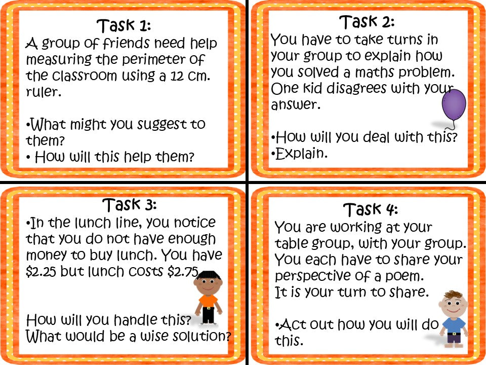 Thinking Skills Task Cards for the Inquiry-based Classroom