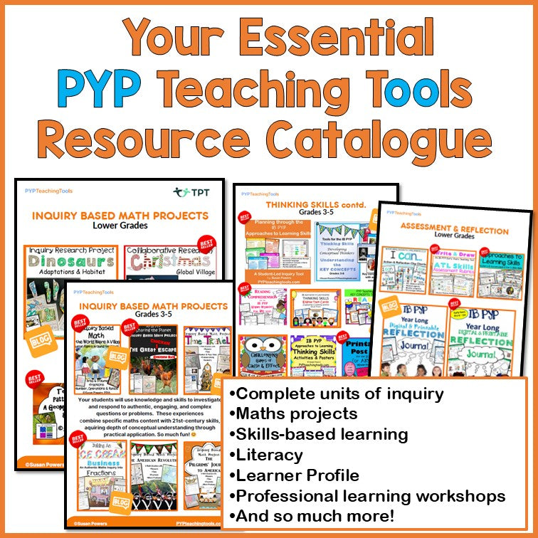 A FREE IB PYP Teaching Tools Resource Catalogue