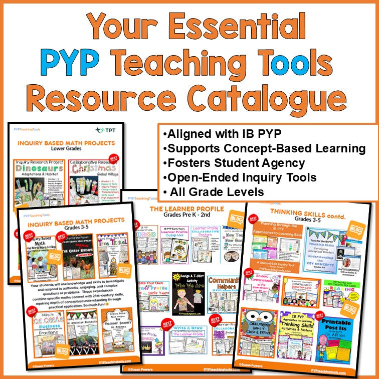 A FREE IB PYP Teaching Tools Resource Catalogue