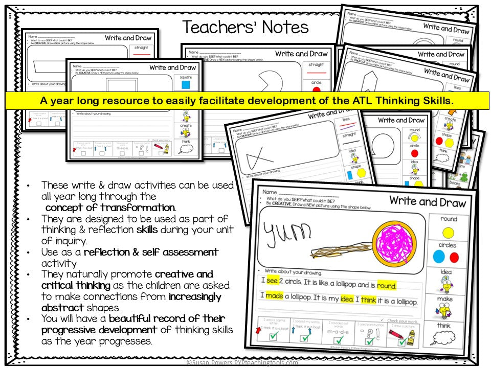 IB PYP Critical & Creative Thinking Skills for Little Kids