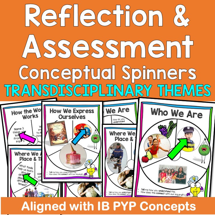 A Bundle Assessment & Reflection Spinners for Early Years