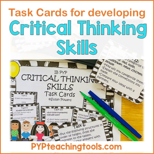 Critical Thinking Skills Task Cards for Big Kids