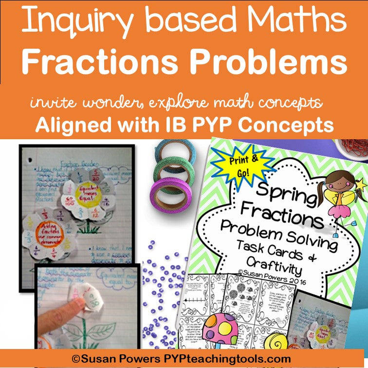 Fractions Problem-Solving Collaborative Task Cards & Craft – PYP ...