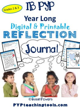 IB PYP Grade 2 & 3 Reflection Journal for the Whole Year