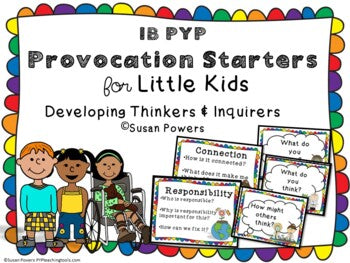 Inquiry Provocation Starters for Little Kids