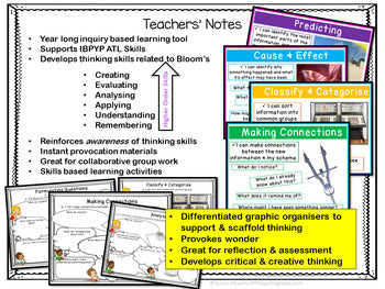 IB PYP Thinking Skills Strategies & Activities for Big Kids